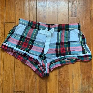 Victoria’s Secret Plaid PJ Shorts